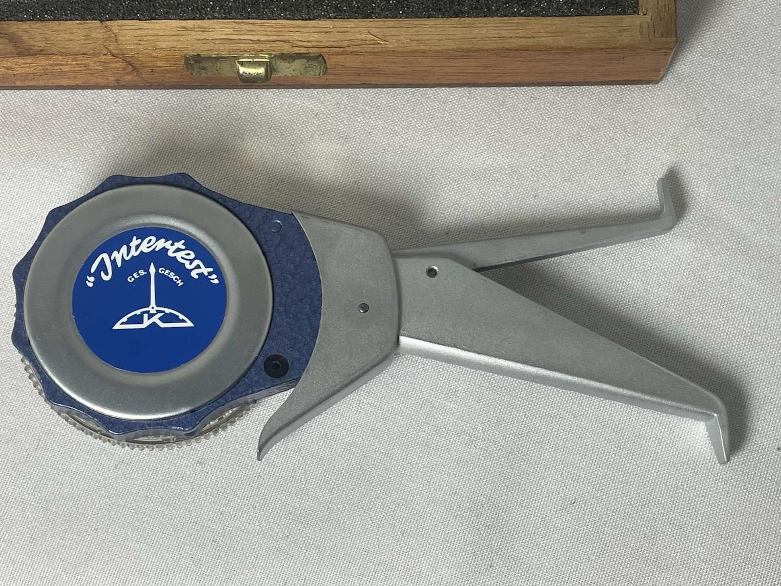 Intertest Mechanical Dial Caliper Gage #74 1.6'"- 2.4" .001 Machinist Tool