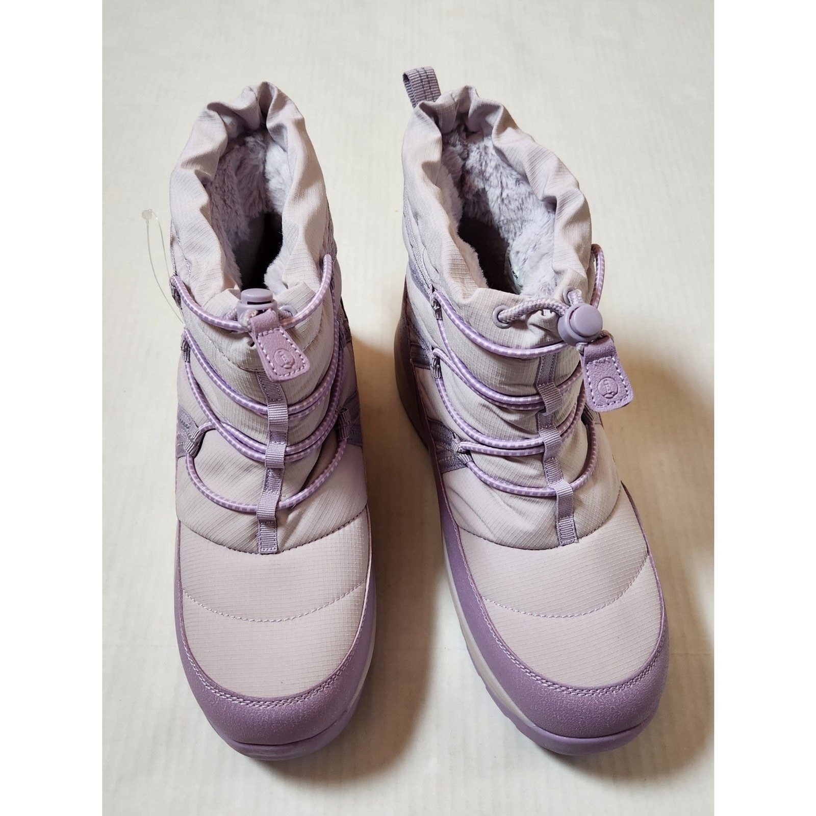 Lands' End Youth Girls Insulated Winter Boots Lavender Size 6
