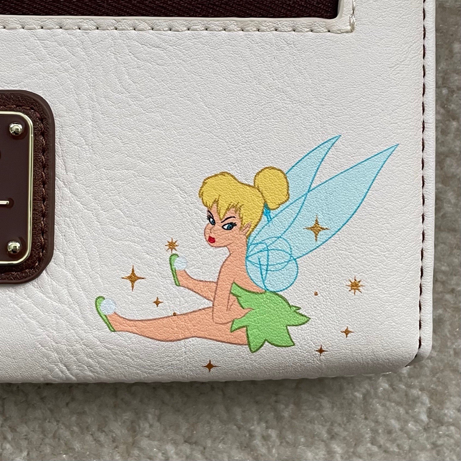 Loungefly Disney Peter Pan Tinker Bell Quilted Wallet