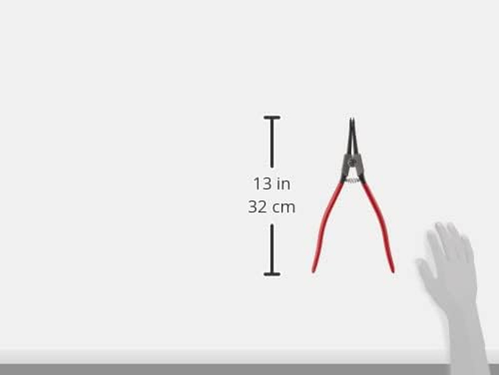 94222 13" 4Pc Large Internal/External Snap Ring Pliers , Black