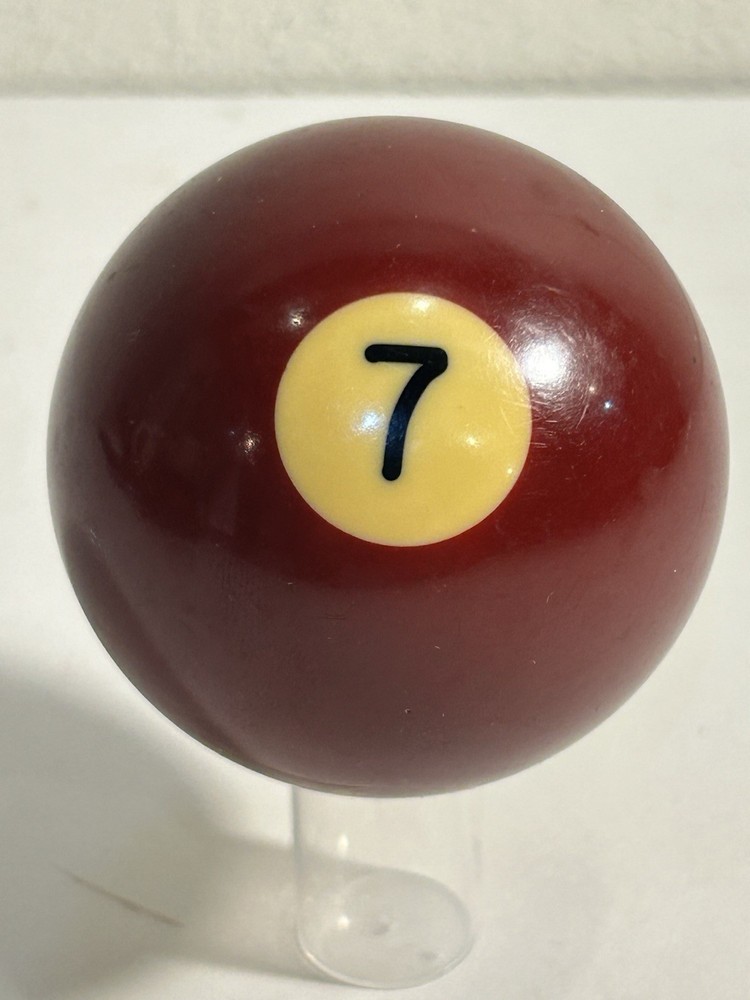 VTG Replacement Billiard Pool Ball 2 1/4" Diameter Standard # 7 Solid Maroon