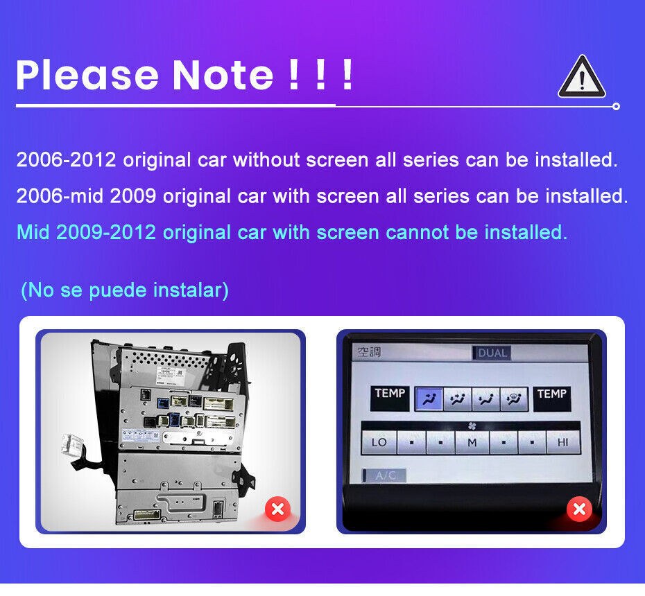 For Lexus IS250 IS350 2006-2012 Android 13 Apple CarPlay Car Stereo Radio GPS