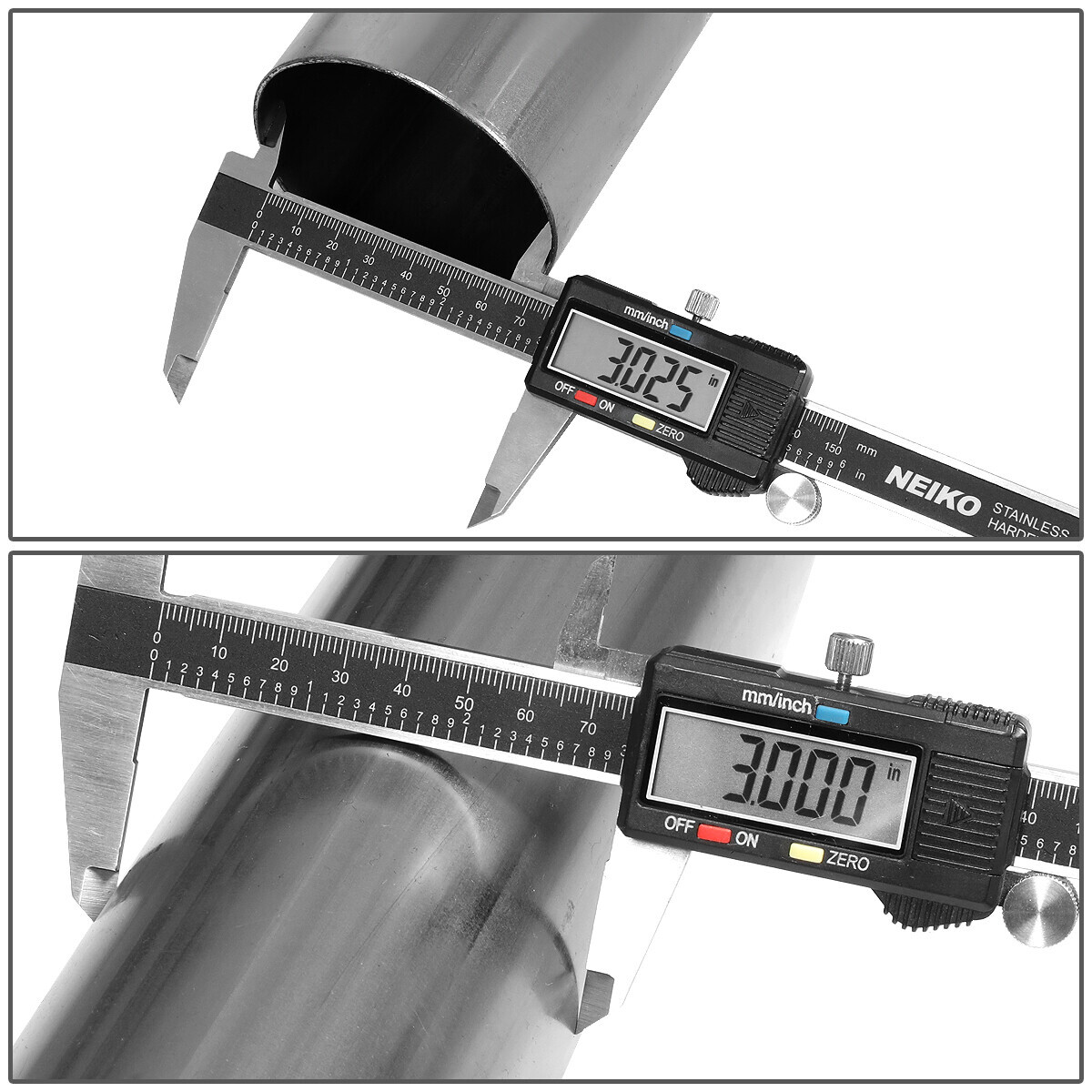 3"OD DIY Custom Exhaust Pipe Kit 16-Pieces Straight & 45 90 Degree & U-Bends