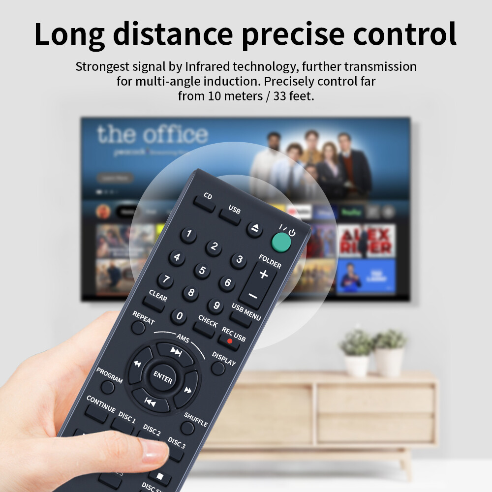 RM-ASU100 Replace Remote Control For Sony Compact Disc Player CDP-CE500 CDPCE500