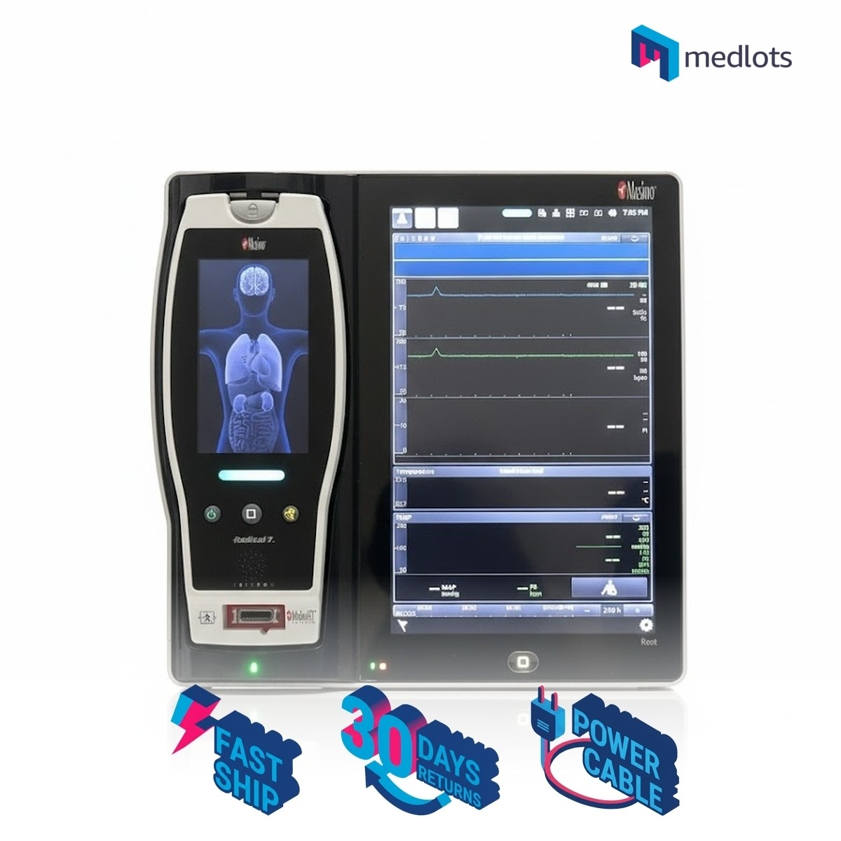 Masimo RDS7A Root Monitor with Masimo Radical 7 Pulse Oximeter