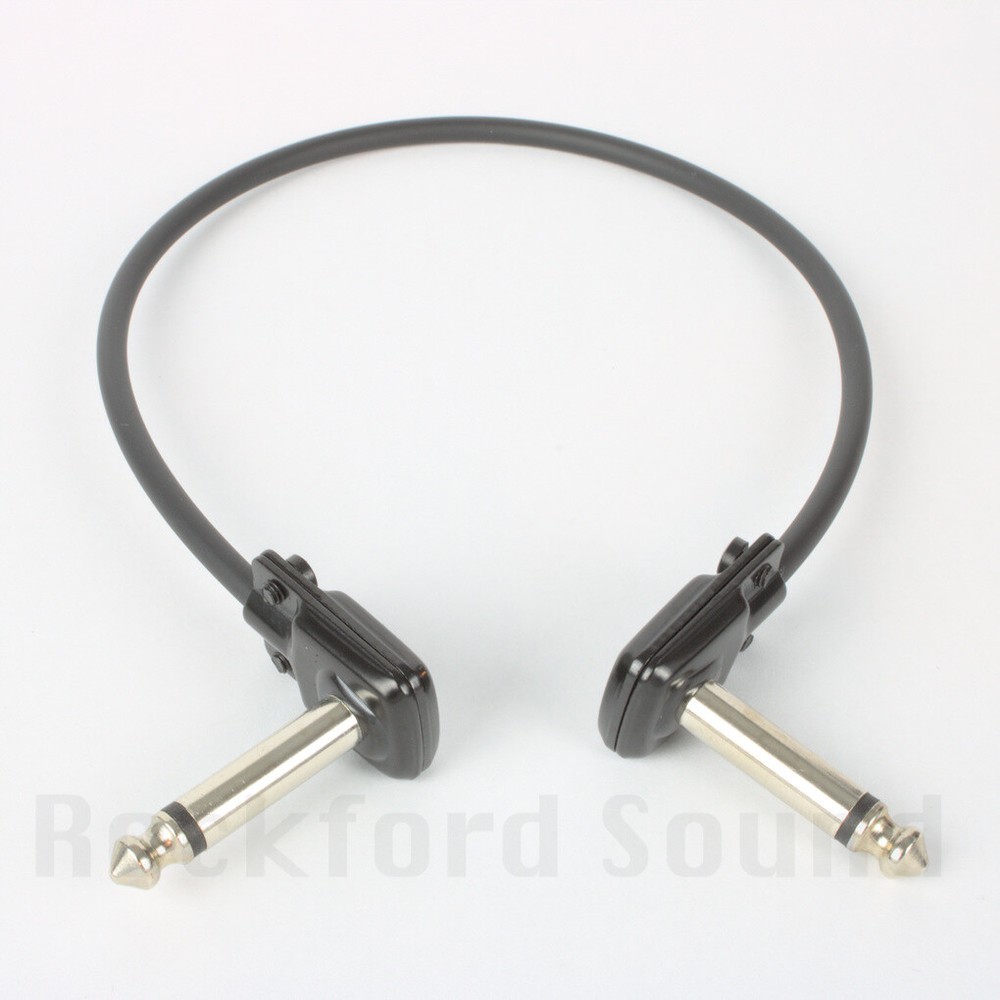 Mogami W2314 & Squareplug SP400BK Patch Cable - 1/4" Right angle to Right Angle