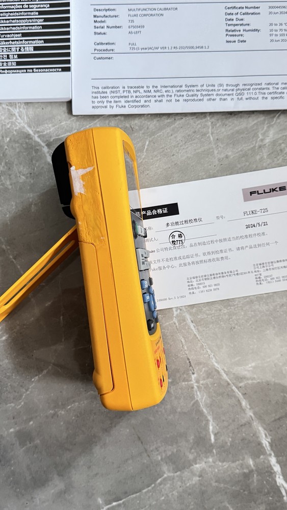 Fluke 725 Multifunction Process Calibrator Calibrated tested good working 2024