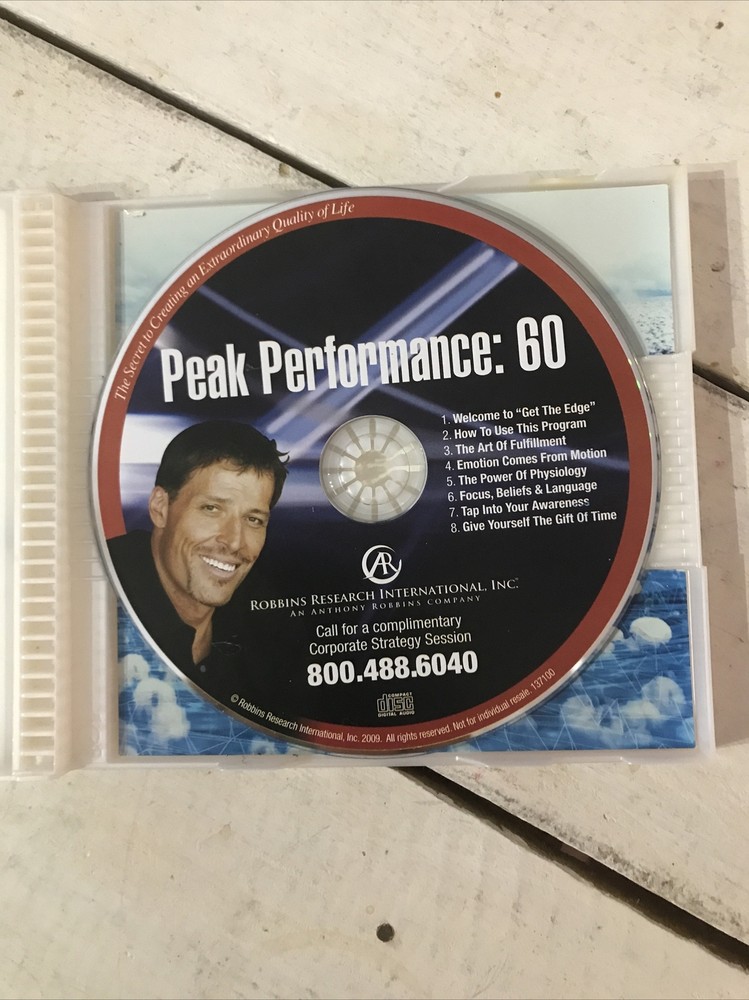 Anthony Robbins peak performance: 60 CD.