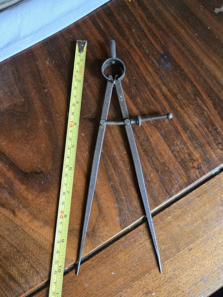 Antique Straight Sector Compass