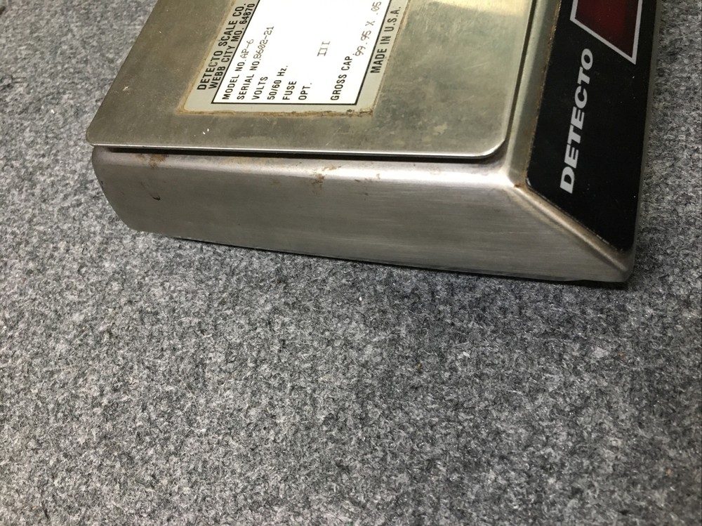 Detecto AP-6 Scale AP6 Portion Control Digital Scale