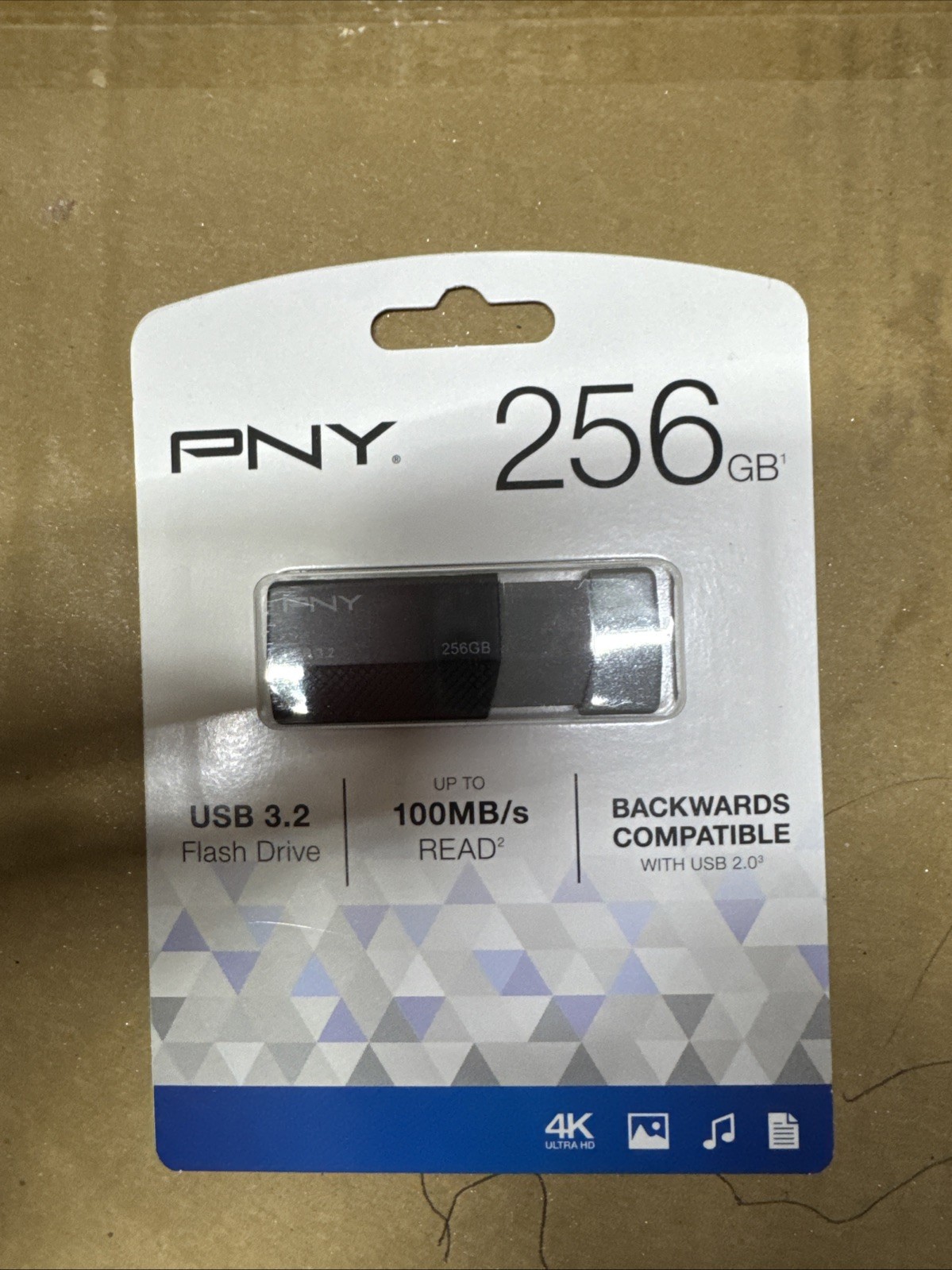 PNY 256GB USB 3.2 Flash Drive (P-FD256ELEDGE-GE)