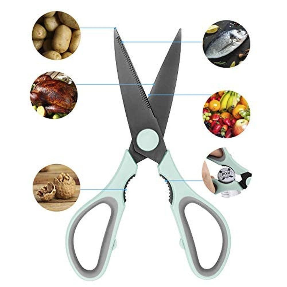 Country Kitchen Kitchen Scissors, Stainless Steel Kitchen Shears, Cooking Sci...