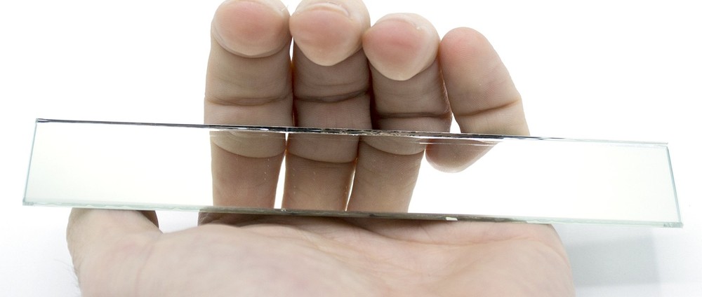 10 Pack Rectangular Plano Glass Mirror, 6" x 1" - 2mm Thick Approx..