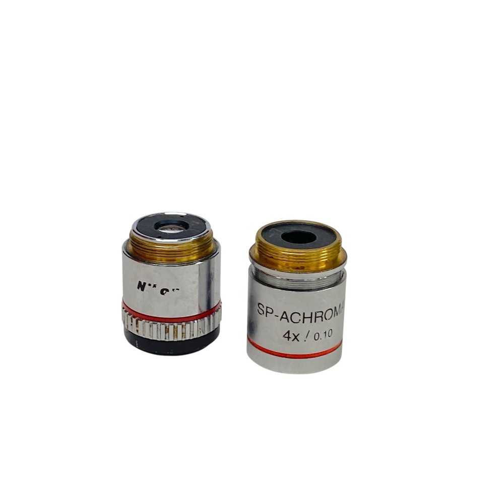 Nikon SP-Achromat 4x/0.10 E Plan 4x Microscope Objective Set, 2 Pcs