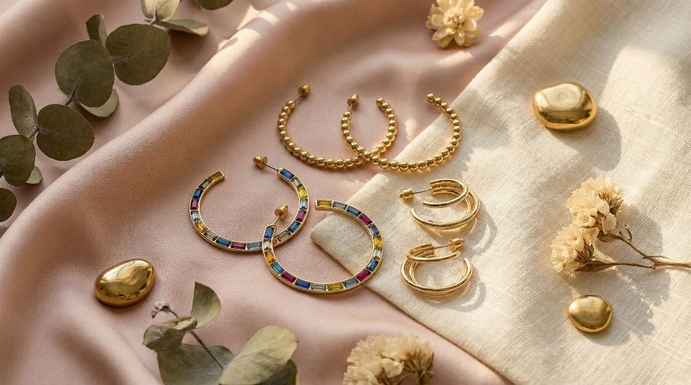 3 Hoop Colorful Earring Pack