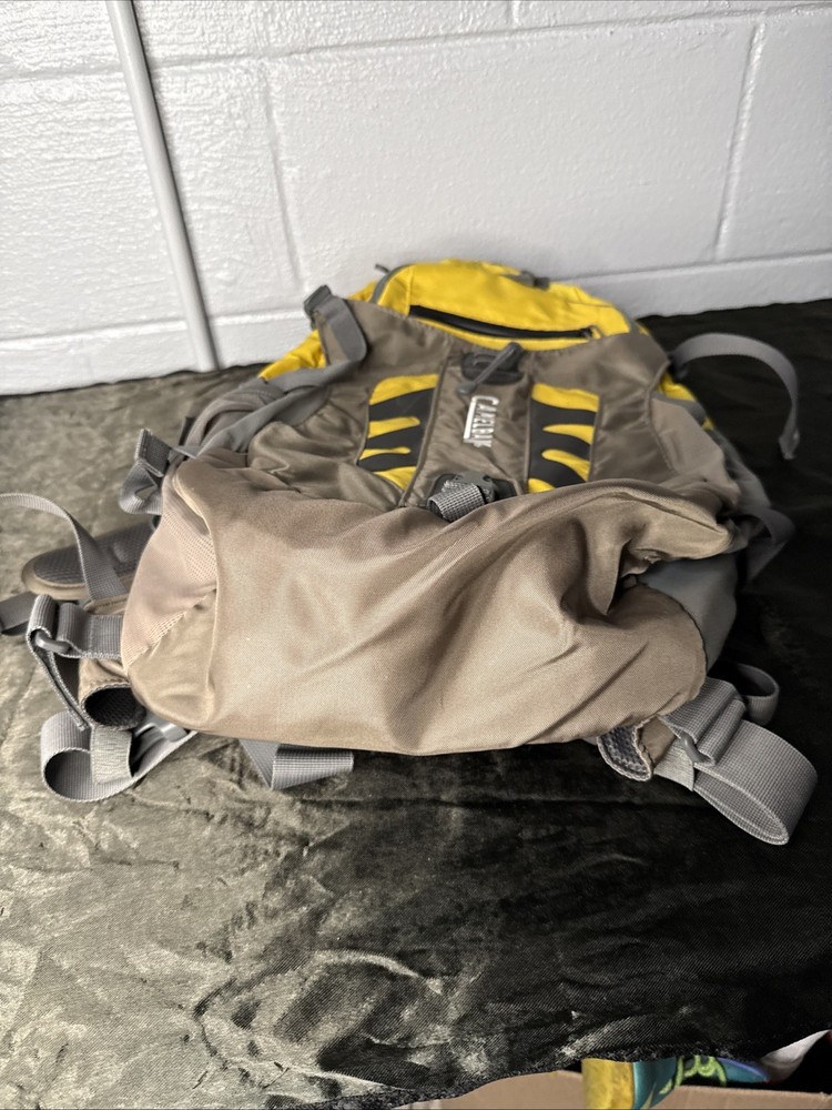 CAMELBAK Alpine Explorer Backpack, Fits 100oz Bladder - Yellow/ Gray
