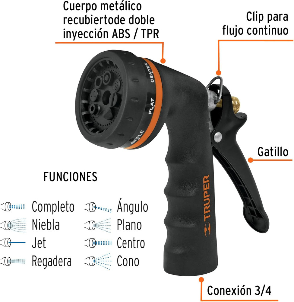 Grip Metal Hose Nozzle