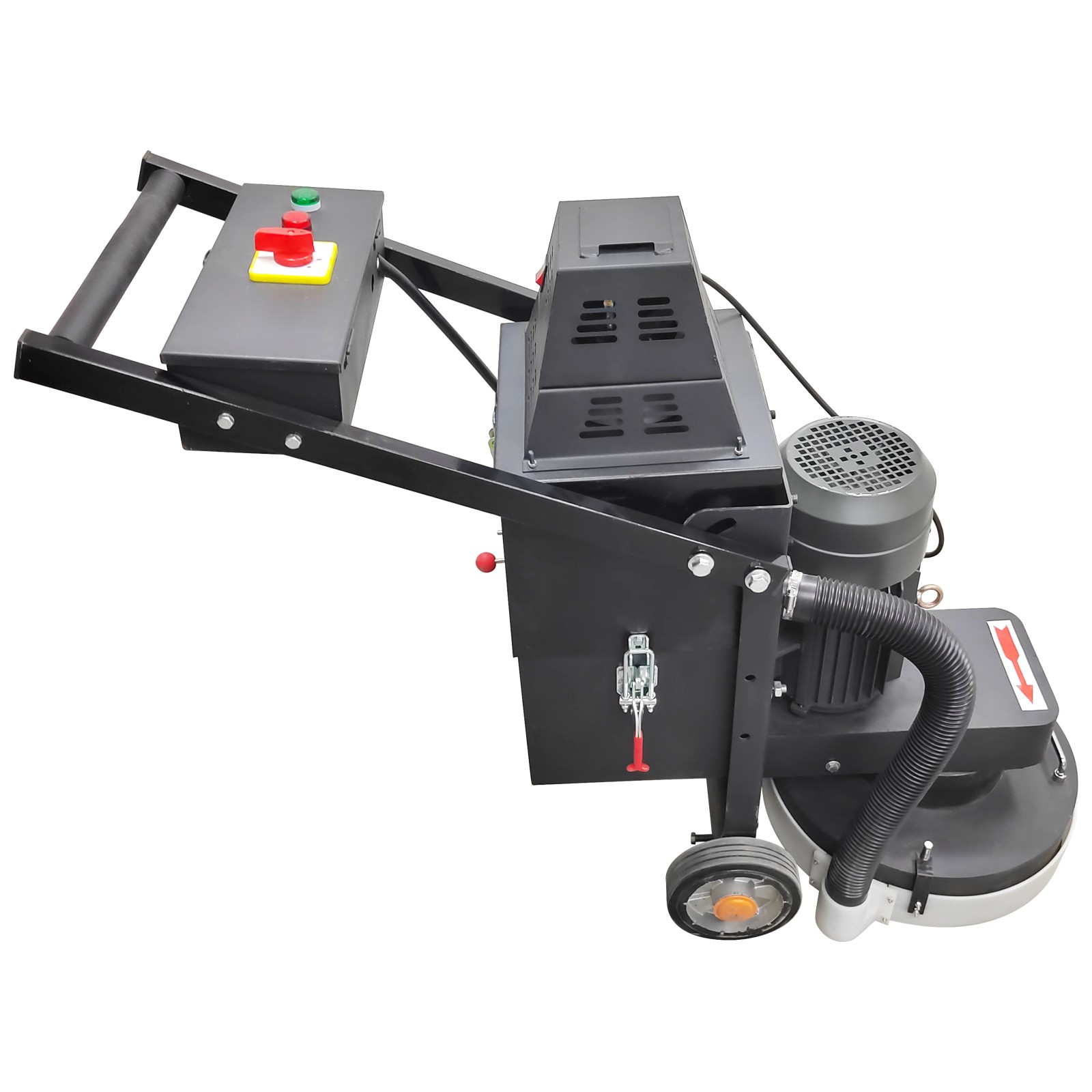 220V Concrete Floor Grinder Ground Polishing Machine w/5 Grinding Head Dust Free