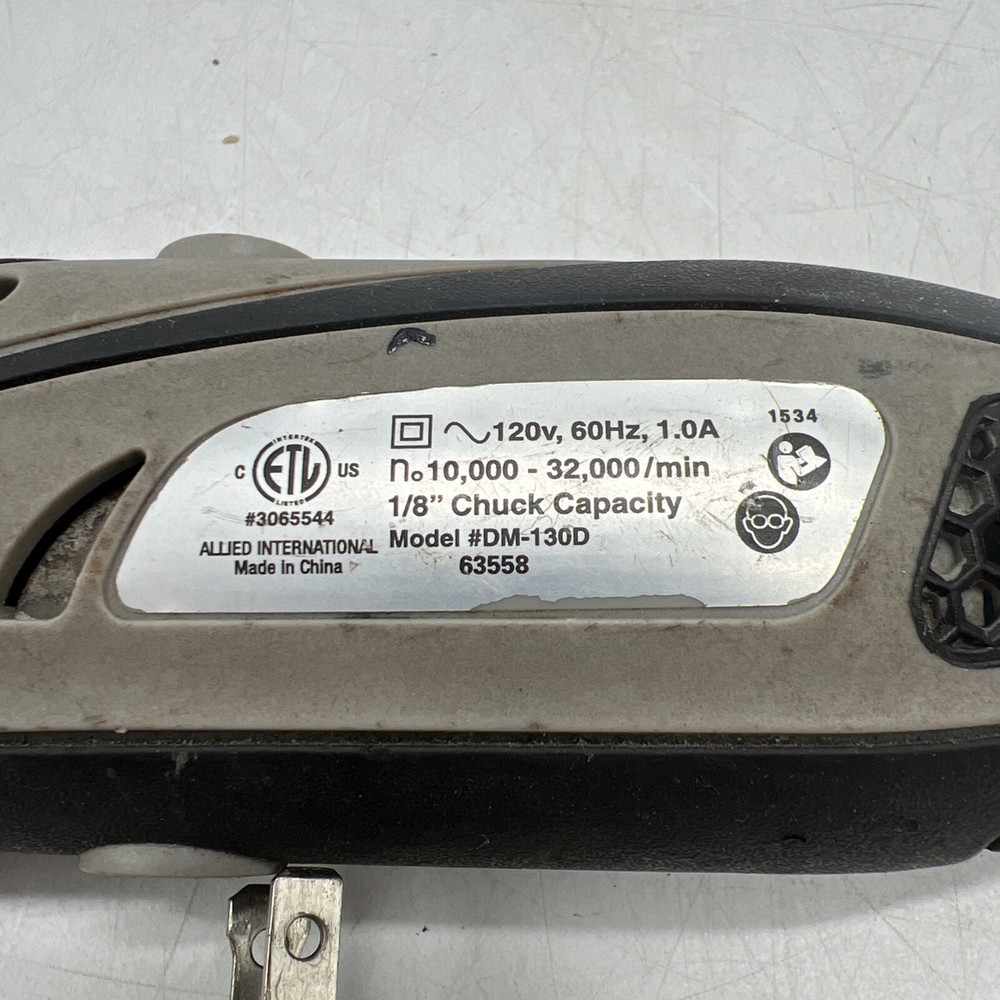 Project Partners Rotary Tool Workshop Model DM-130D