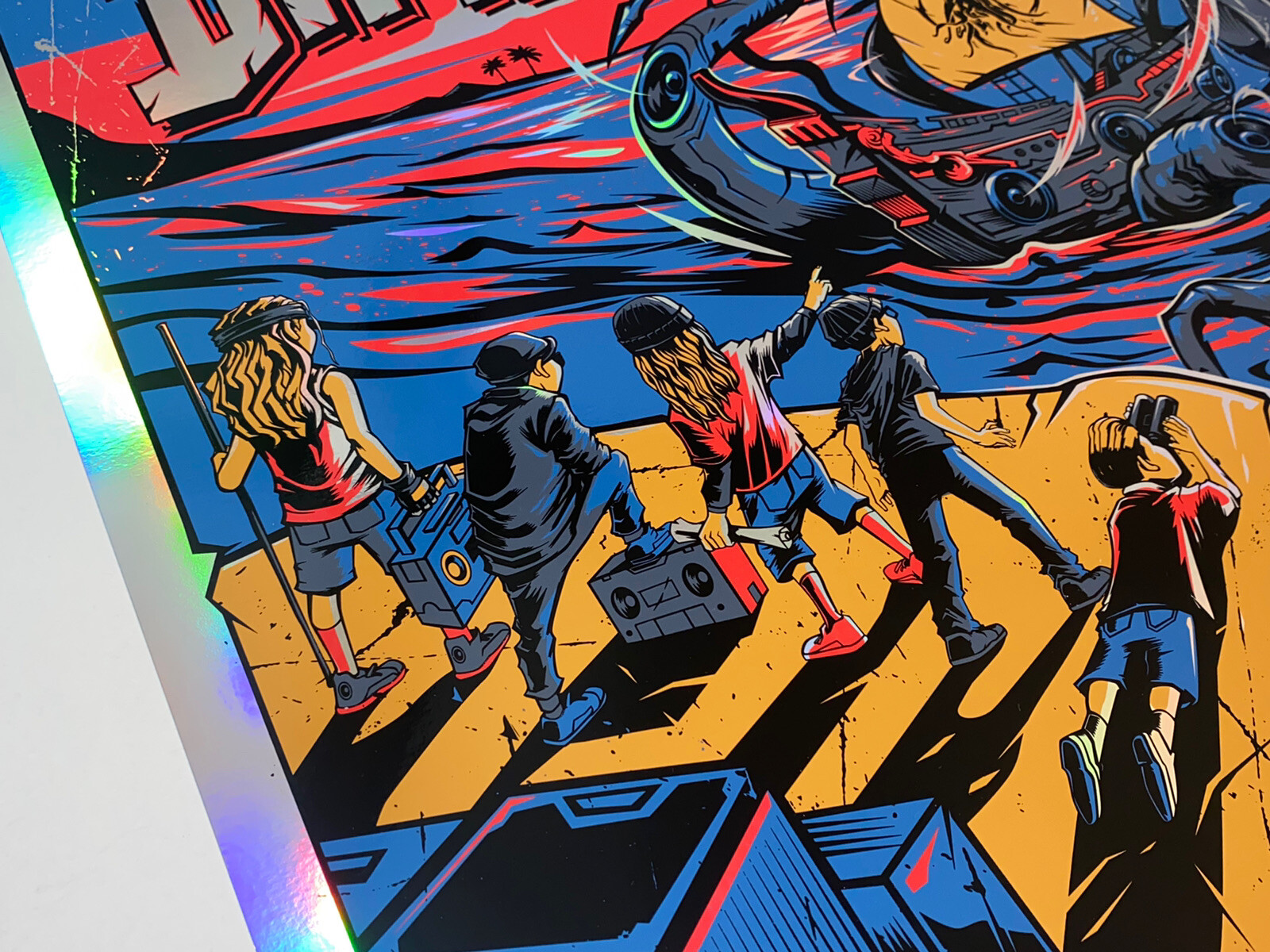 Dirty Heads Poster Cali Vibes 2/18/23 Rainbow Foil Silkscreen Official S/N X/10!