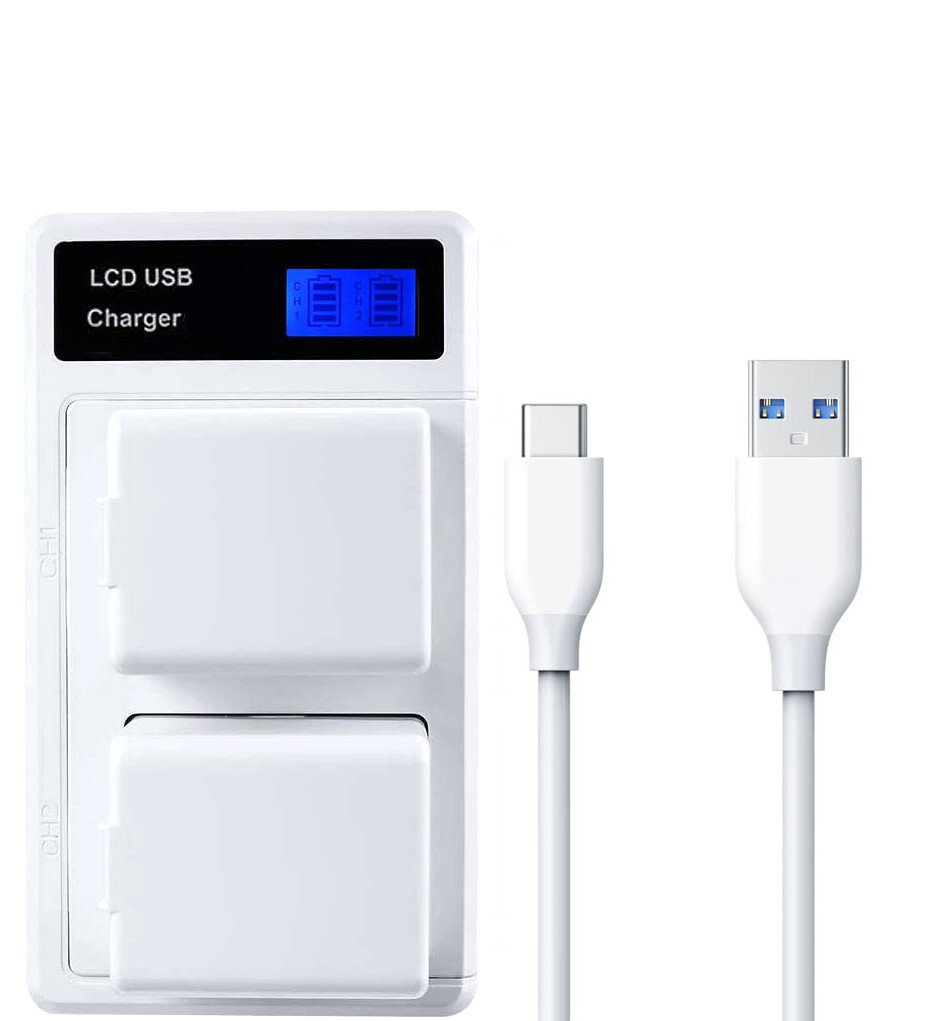 2-pack Batteries + Dual Battery Charger for Arlo Pro Arlo Pro 2 Security Camera