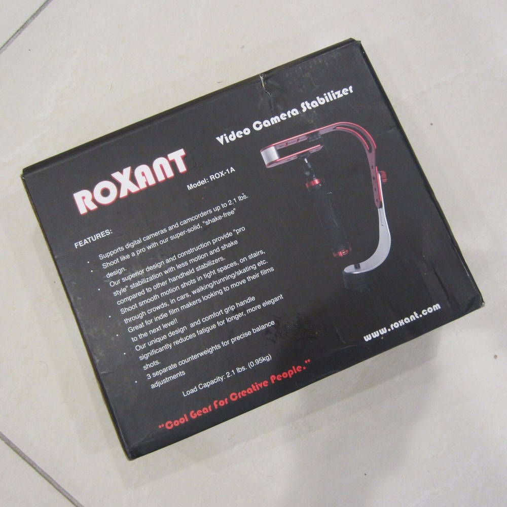 ROXANT PRO MODEL ROX-1A CAMERA STABILIZER GO PRO,SMARTPHONE