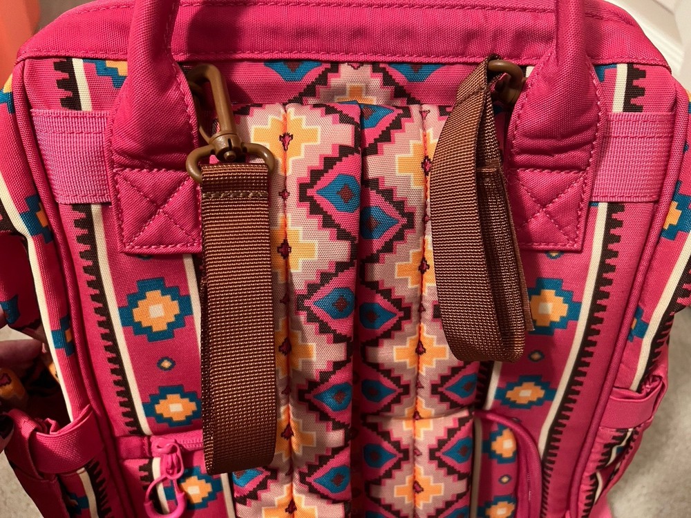 Wrangler Diaper Bag Backpack Aztec Travel Backpack Purses Western EUC