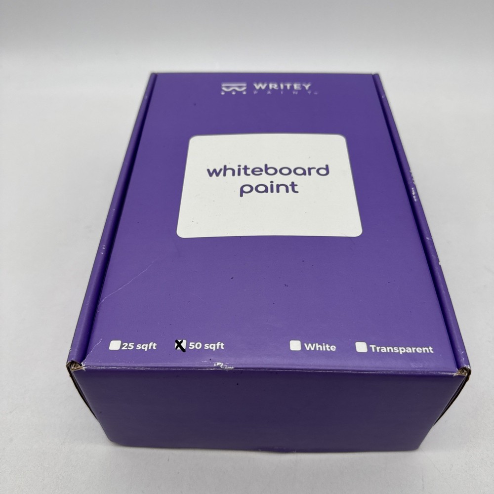 Writey Whiteboard Paint 50 Sqft Transform Wall Into Whiteboard