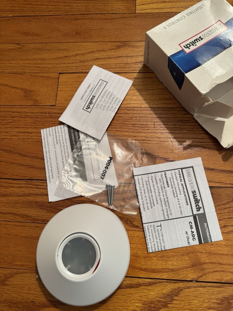 Acuity Controls Sensor Switch CMR ADC Ceiling Photocontrol Auto Dimming 184EUE