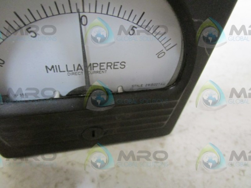 WESTINGHOUSE 291B227A12 PANEL METER UNMP