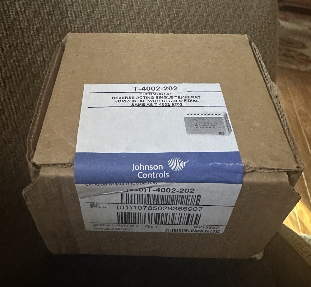 Johnson Controls T-4002-202 Reverse  Acting Single Temperature