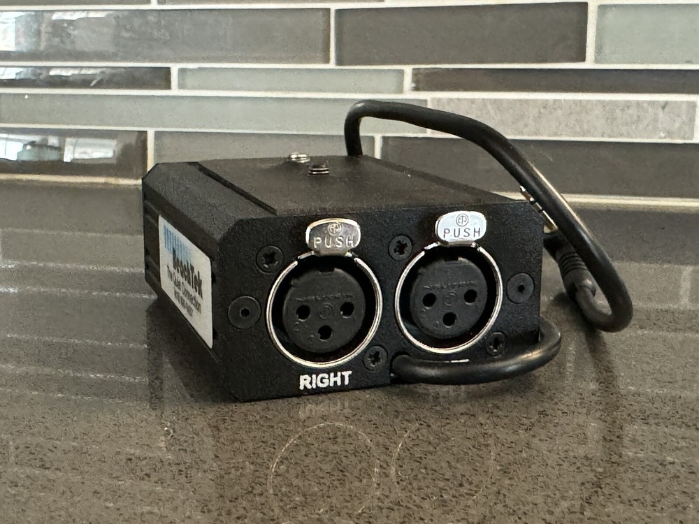 BeachTek DXA-2S Dual XLR Universal Microphone Adapter