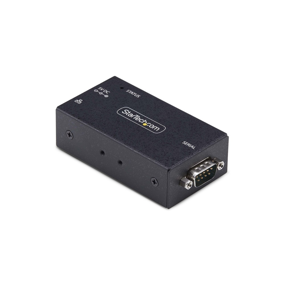 StarTech.com 1-Port Serial to Ethernet Adapter, IP Serial Device Server for R...