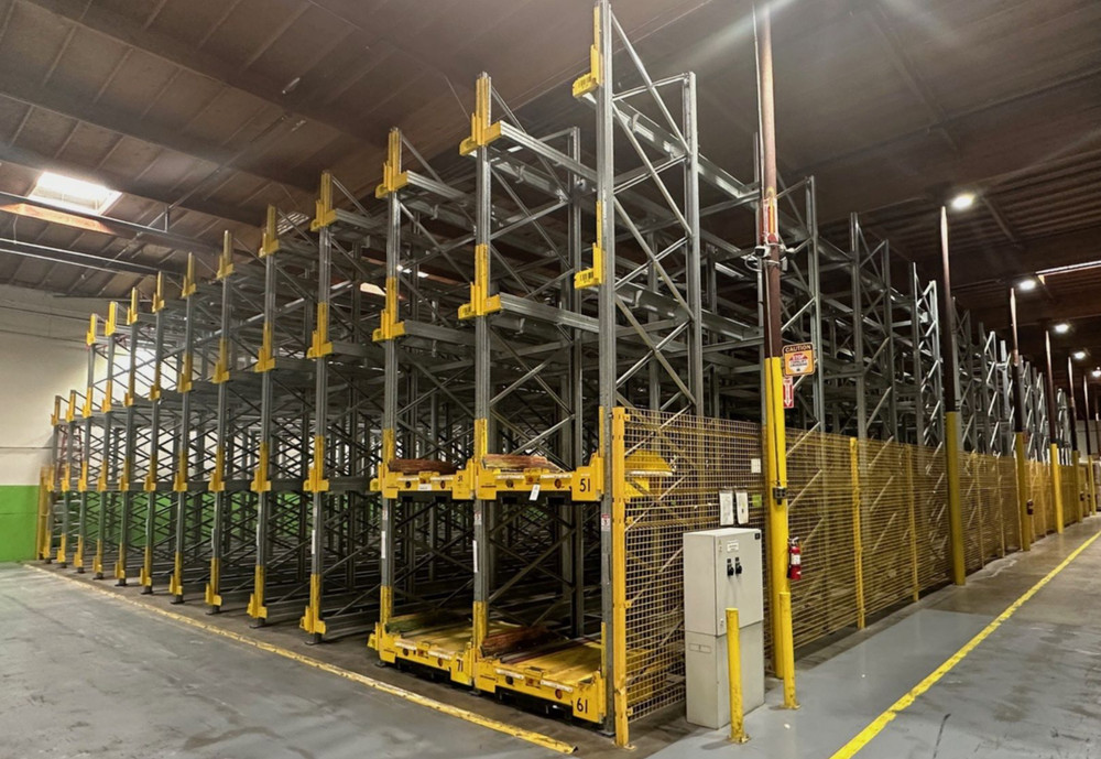 SSI SCHAEFER AUTOMATIC PALLET RACKING SYSTEM