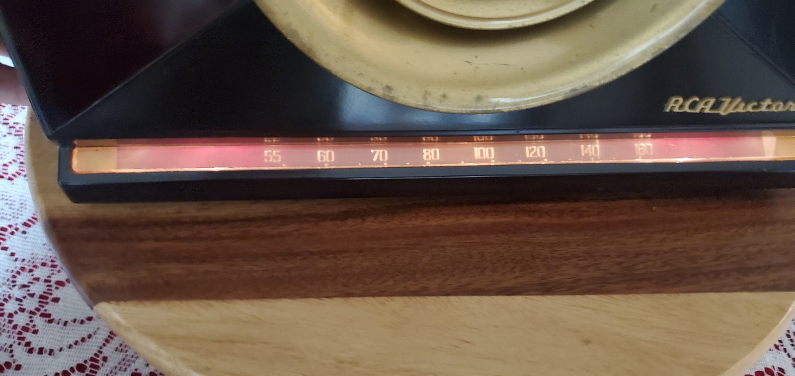 Nice VTG 1949 RCA Victor Radio 9-X-571 Bullseye Bullhorn Golden Throat - NICE ♫