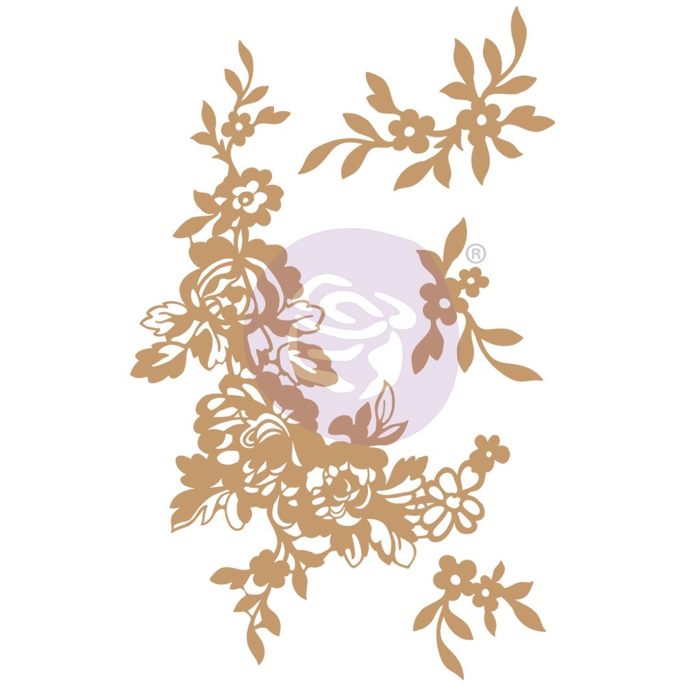 Re-Design with Prima DECORATIVE CHIPBOARD - BEAUTIFUL FLEUR