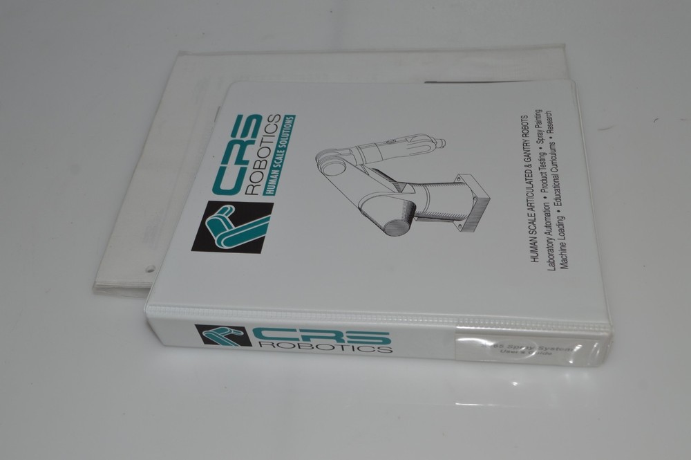*TC* CRS ROBOTICS C500 SPRAY SOFTWARE MANUAL (BOOK559)