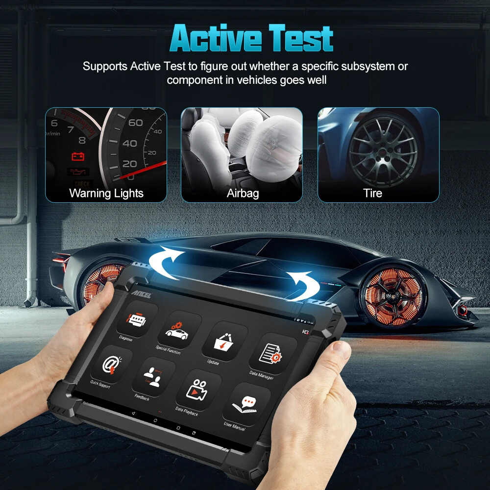 ANCEL X7 All System Bidirectional OBD2 Scanner TPMS SRS IMMO DPF Diagnostic Tool