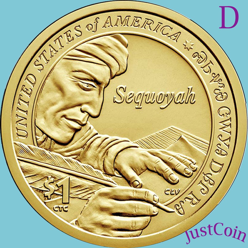 2017-D NATIVE AMERICAN SACAGAWEA DOLLAR FROM U.S. MINT ROLL UNCIRCULATED