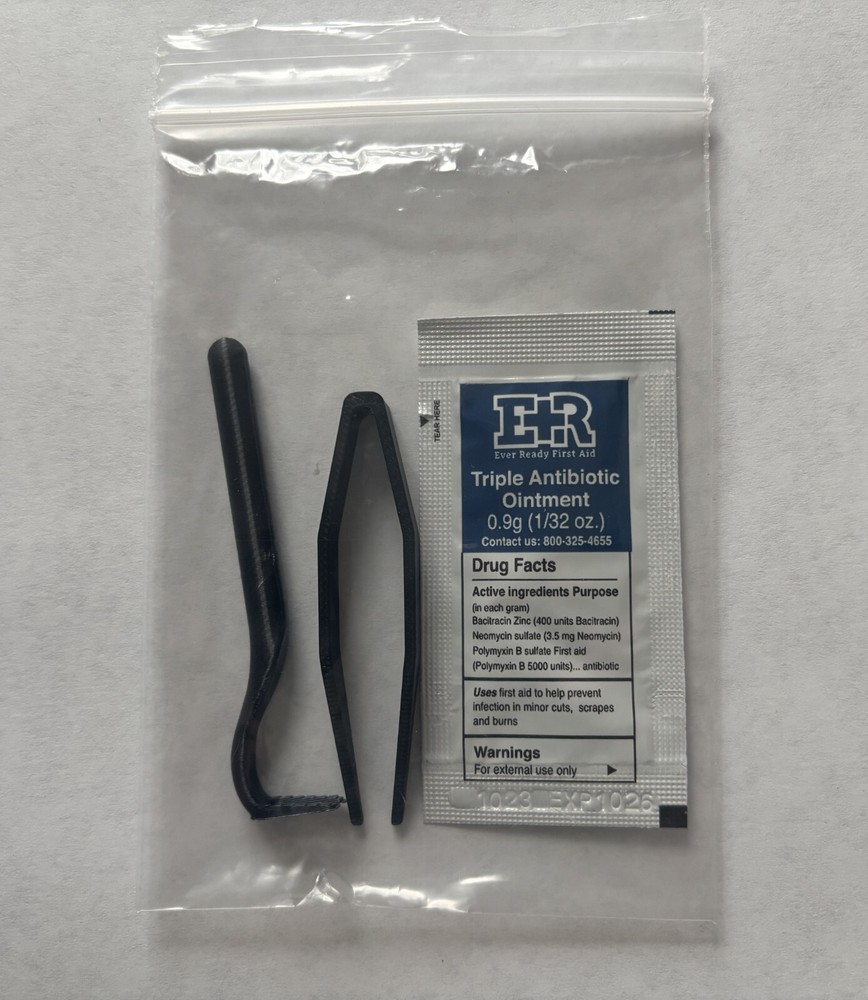 Tick Removal Kit - 4 Pack – Includes Tick Puller Tool & Triple Antibiotic Packs