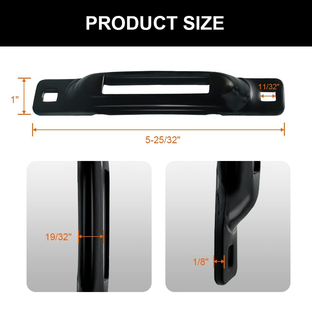 10 PCS E-Track Single Slot Tie Downs E-Track Single Strap Tie Down Anchors