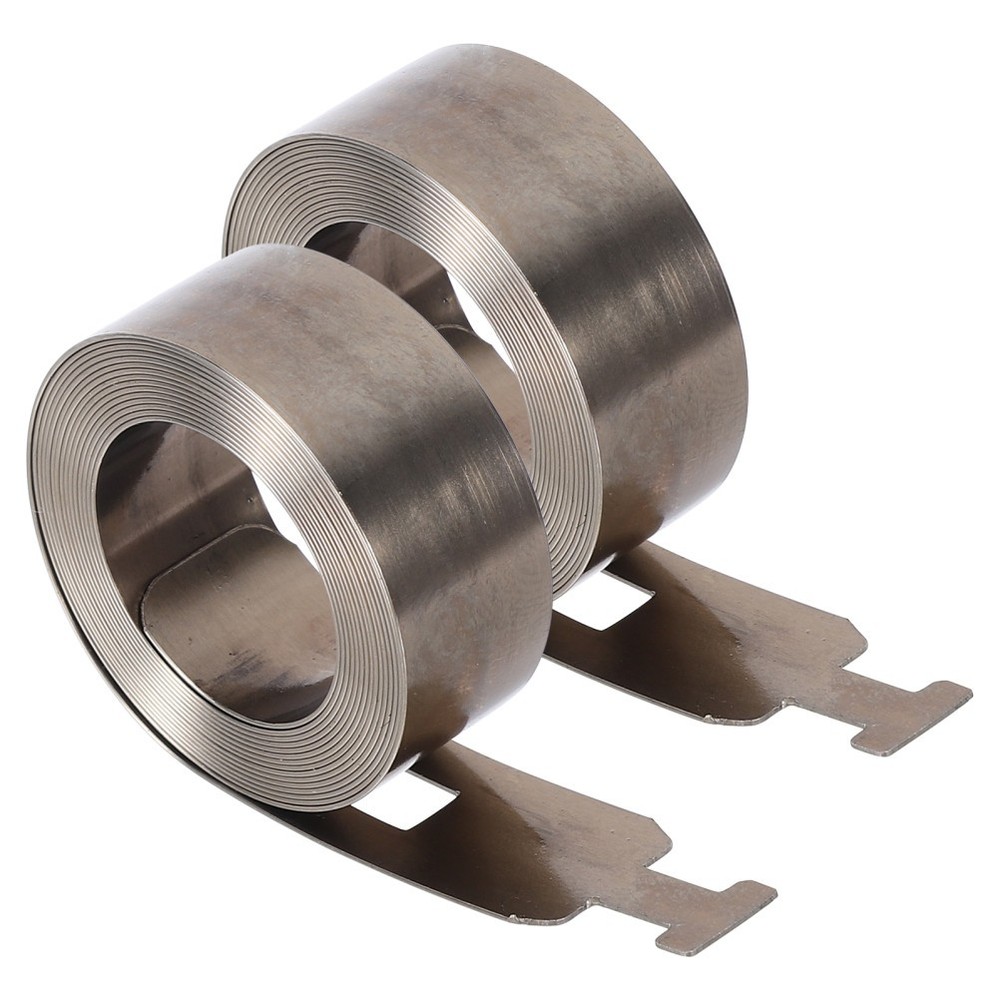2pcs Window Coil Spring Flat Tension Spring Hardware 47x0.5" for Folding Window