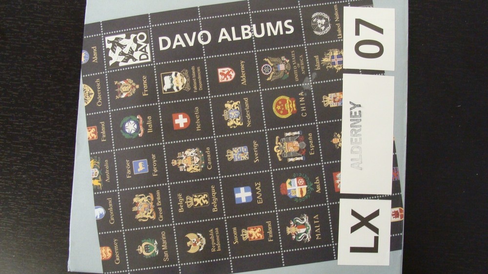 DAVO LUXE HINGLESS SUPPLEMENT ALDERNEY 2007  FREE SHIPPING