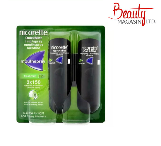 10 x NICORETTE Quickmist DUO 2 x 150 - FREE SHIP FROM USA