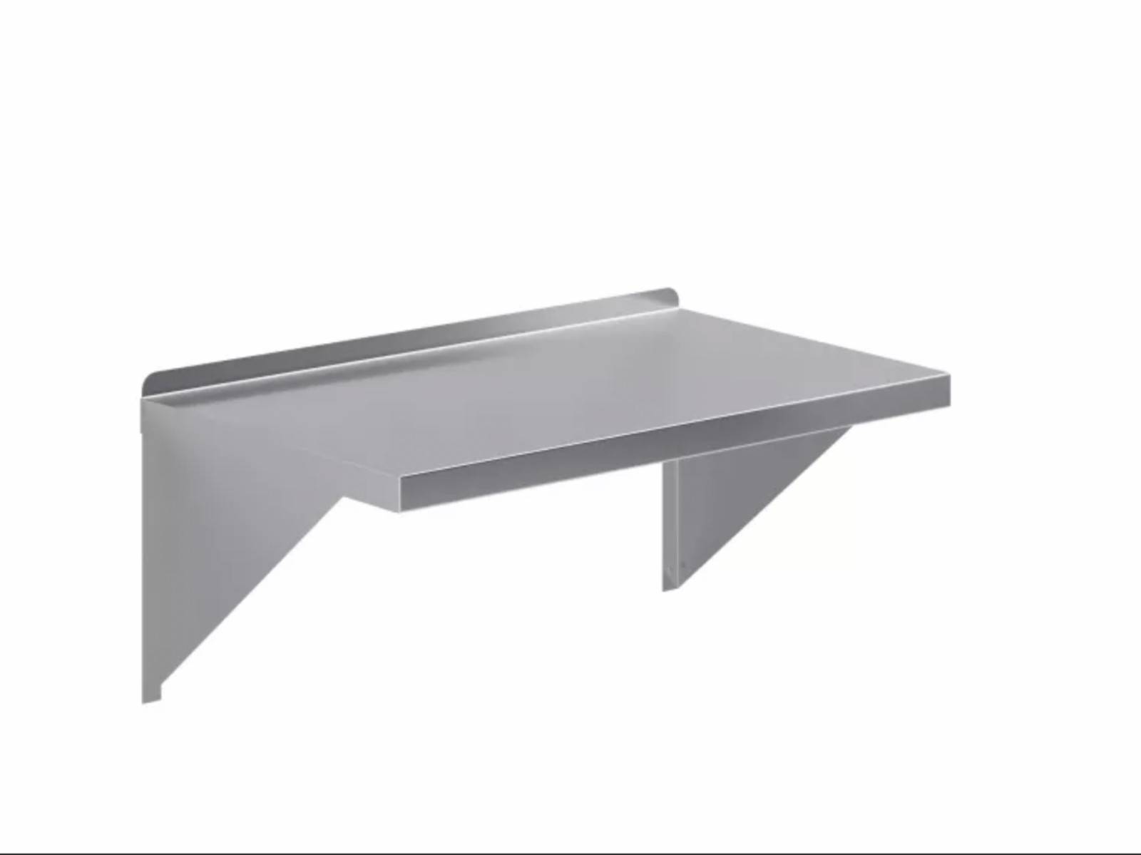 AMGOOD Kitchen 30x18 Wall Shelf Support Bracket 18-Gauge Stainless Steel 1883 7B