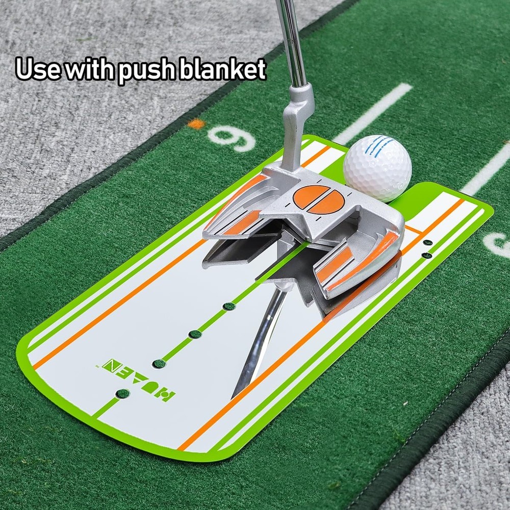 Golf Putting Alignment Mirror,Portable Golf Putting Training Aid,for Golf Put...