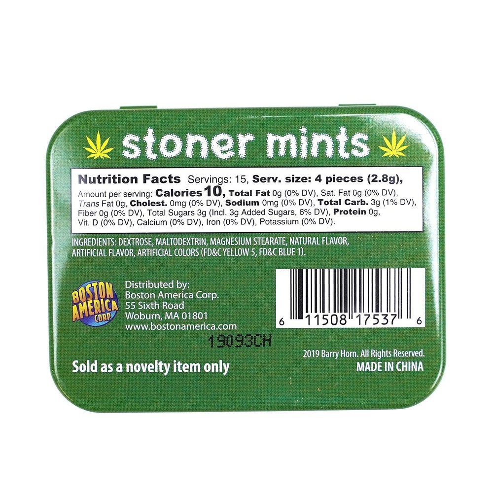 Stoner Mints Leaf Shaped Peppermints (2 Pack)