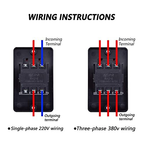 220V/380V Push Button Switch On Off Start Stop 3 Phase Motor Switch with Box