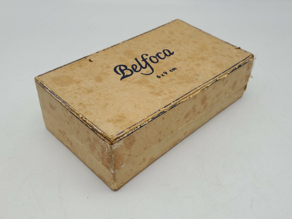 Belca Belfoca 6x9 cm Folding Camera Original Box & Instructions Only - Germany