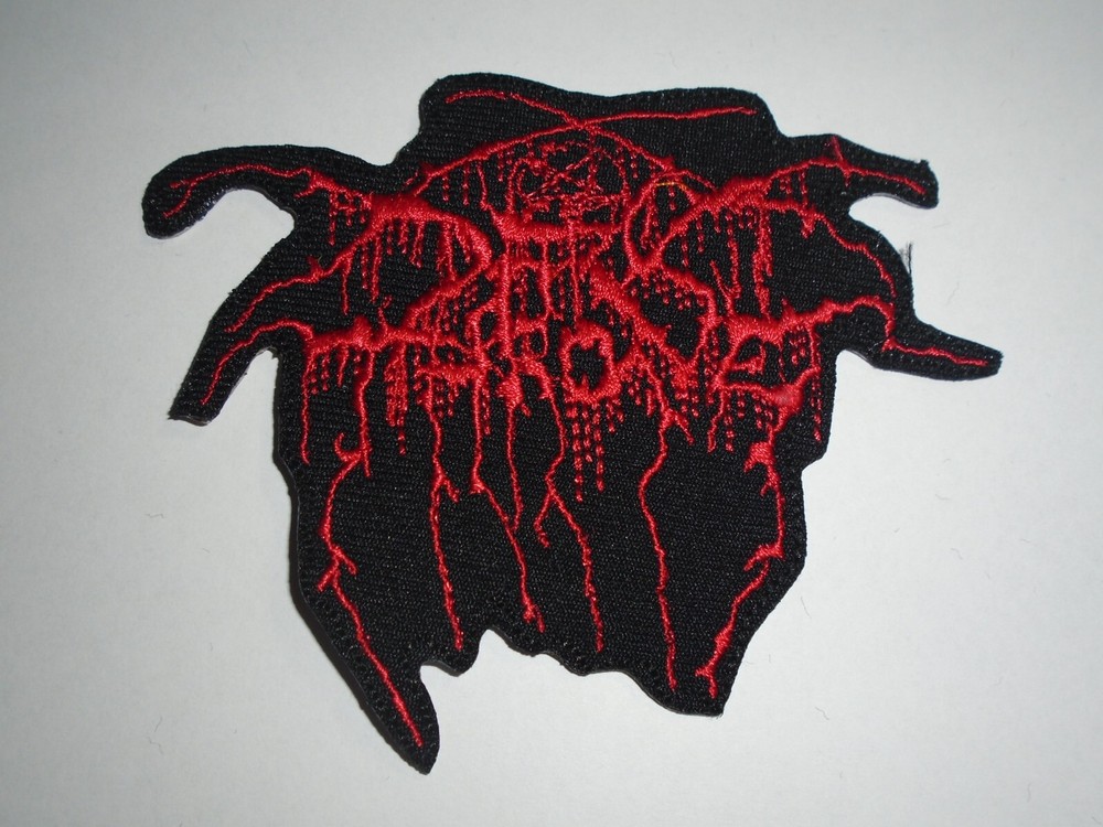 DARKTHRONE BLACK METAL IRON ON EMBROIDERED PATCH